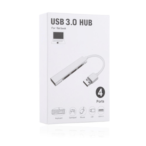 Hub USB 3.0 de 4 puertos Macbook Notebook A-809 Hub USB 3.0 de 4 puertos Macbook Notebook A-809