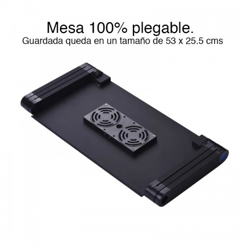 Mesa para Notebook cama plegable con ventilador Mesa para Notebook cama plegable con ventilador