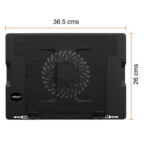 Ventilador base notebook pasacables Newo NW-638B Ventilador base notebook pasacables Newo NW-638B