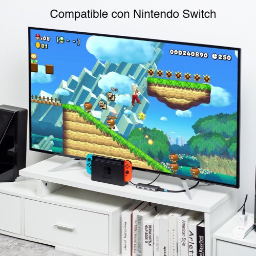 Adaptador USB C a HDMI y USB 3.0 Vention Adaptador USB C a HDMI y USB 3.0 Vention