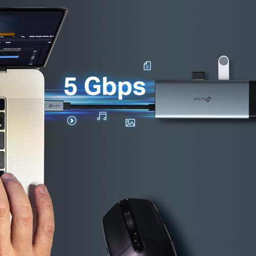 Docking USB C a HDMI RJ45 USB 3.0 100W