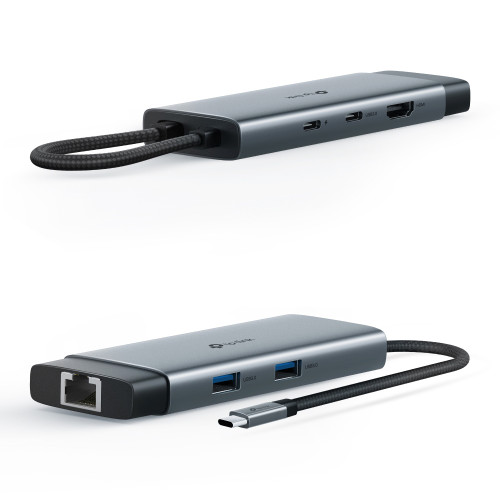 Docking USB C a HDMI RJ45 USB 3.0 100W