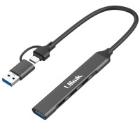Hub USB C a USB C 3 puertos + USB 3.0
