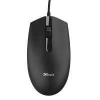 Mouse USB cable 1200 dpi Negro Ambidiestro Trust