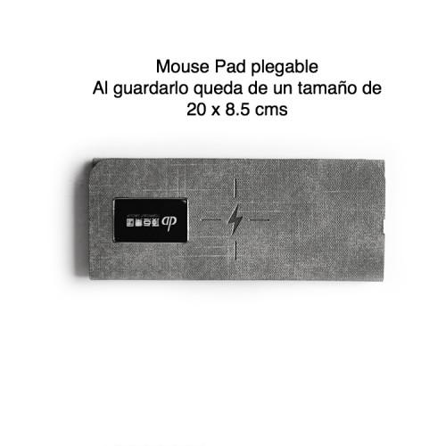 Mouse Pad cargador inalámbrico plegable TGM67