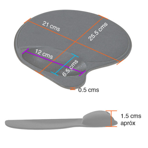 Mouse Pad Ergonómico con apoya muñecas Kensington