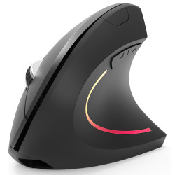 Mouse Vertical Inalámbrico receptor USB 