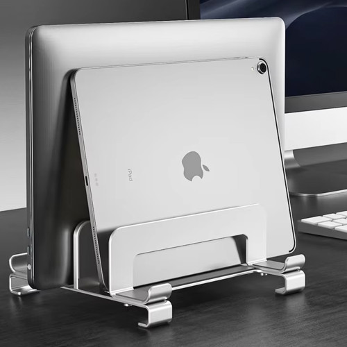 Soporte vertical Notebook Macbook aluminio escritorio