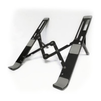 Soporte Notebook aluminio negro hasta 14 pulgadas