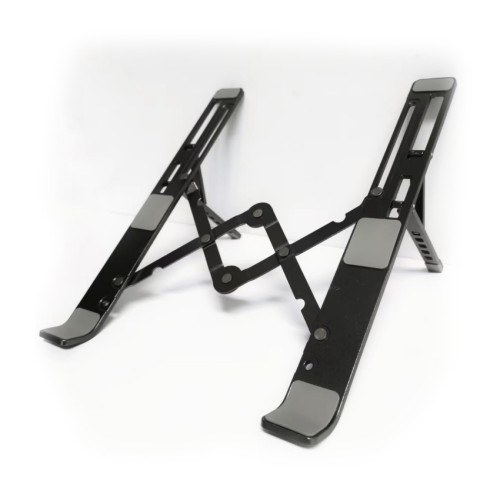 Soporte Notebook aluminio negro hasta 14 pulgadas