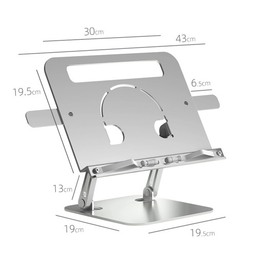 Mesa Notebook soporte libros lectura aluminio Mesa Notebook soporte libros lectura aluminio