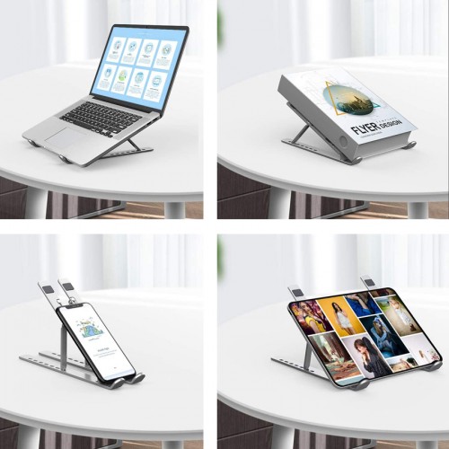 Soporte Plegable Notebook y Mac Aluminio 14" NW-A11 Soporte Plegable Notebook y Mac Aluminio 14" NW-A11