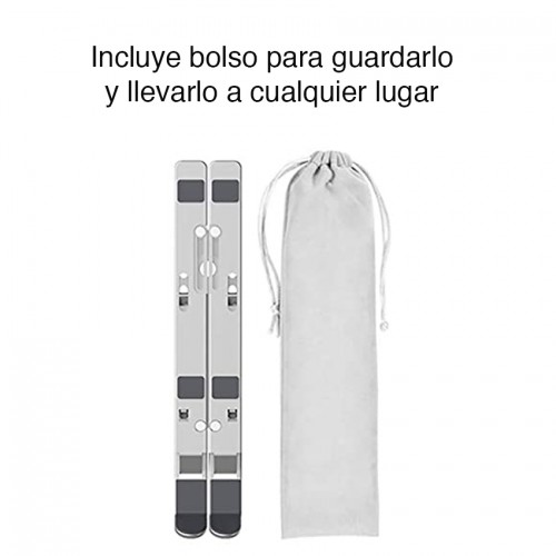 Soporte Plegable Notebook y Mac Aluminio 14" NW-A11 Soporte Plegable Notebook y Mac Aluminio 14" NW-A11