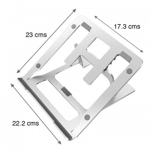 Soporte Notebook Macbook 15.4" Aluminio Plegable NW-A15 Soporte Notebook Macbook 15.4" Aluminio Plegable NW-A15