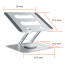 Soporte Notebook Giratorio aluminio ajustable 15.6"