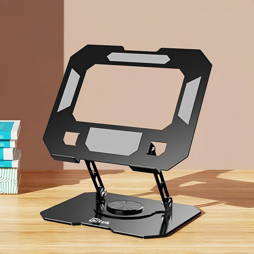 Soporte Notebook Giratorio aluminio negro ajustable 17" Soporte Notebook Giratorio aluminio negro ajustable 17"