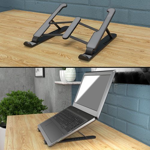 Soporte Notebook Escritorio 17" Negro Xtech XTA130