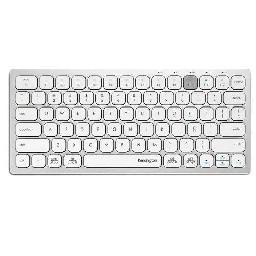 Teclado inalámbrico blanco Kensington Bluetooth y 2.4Ghz Teclado inalámbrico blanco Kensington Bluetooth y 2.4Ghz