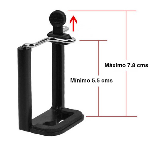 Adaptador celular para tripode palo selfie atril
