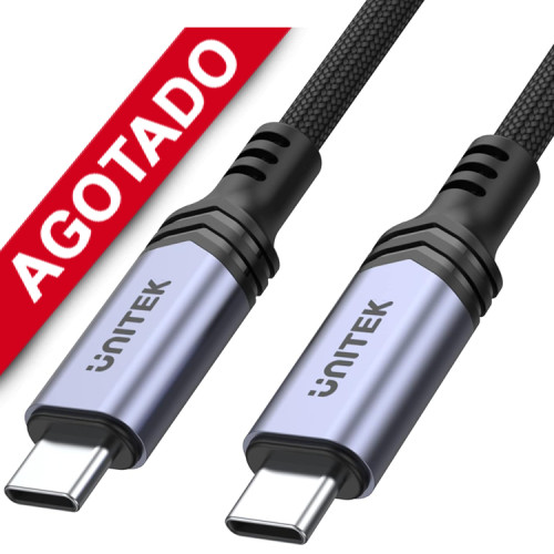 Cable USB C Carga Rápida 240W PD 3.1 de 2 mts
