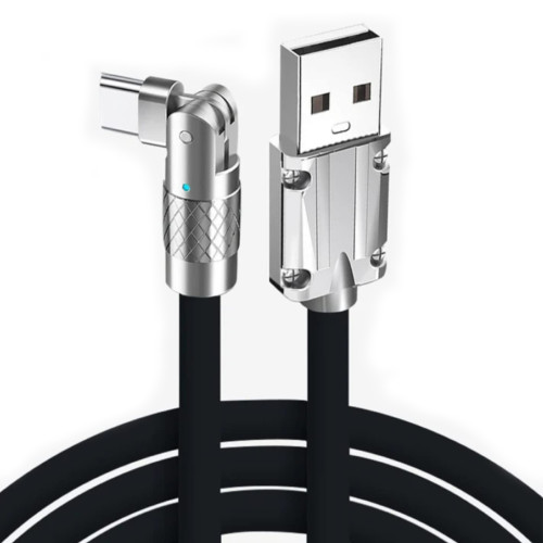 Cable USB C a USB 120W Angulo 180º Cable USB C a USB 120W Angulo 180º