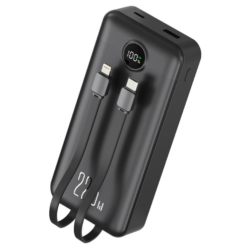 Powerbank 20000 mah carga rápida USB C Lightning