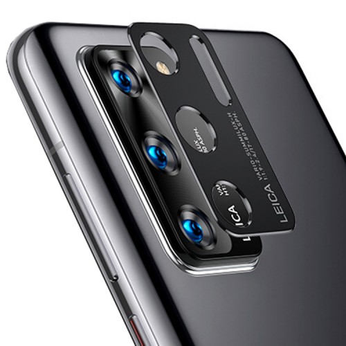Protector Lente Cámara Huawei P40 Aluminio negro Protector Lente Cámara Huawei P40 Aluminio negro