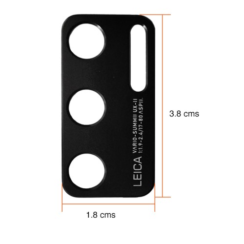 Protector Lente Cámara Huawei P40 Aluminio negro Protector Lente Cámara Huawei P40 Aluminio negro
