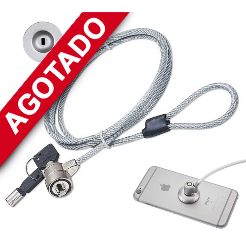 Candado para tablet piola seguridad con llave