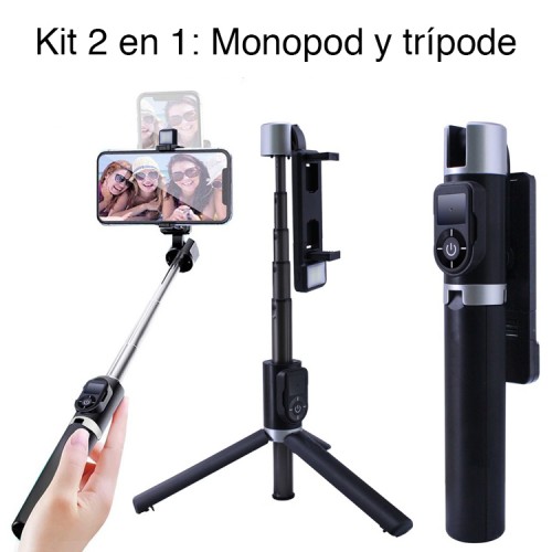 Palo Selfie Tripode Bluetooth celular iPhone Android P70