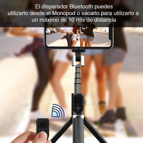 Palo Selfie Tripode Bluetooth celular iPhone Android P70