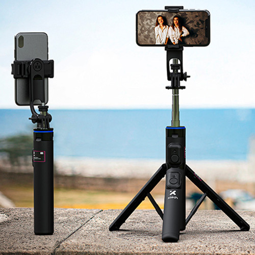 Palo Selfie Tripode Bluetooth celular 130 cms 