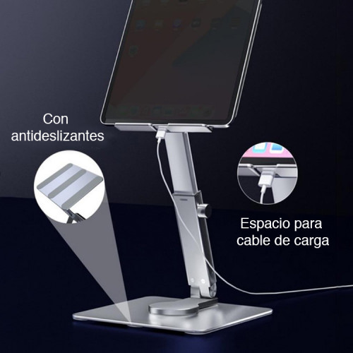 Soporte iPad Pro Air aluminio giratorio ajustable Soporte iPad Pro Air aluminio giratorio ajustable
