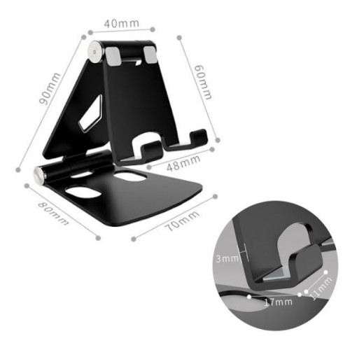 Soporte celular escritorio ajustable plegable