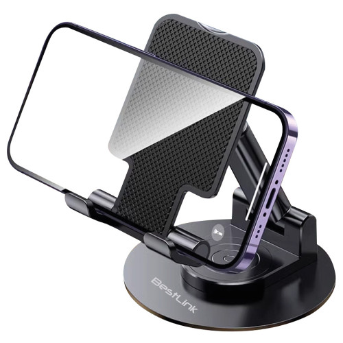 Soporte celular rotación 360 ajuste altura
