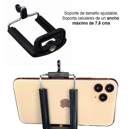 Mini trípode para celular metálico MA-055 Mini trípode para celular metálico MA-055