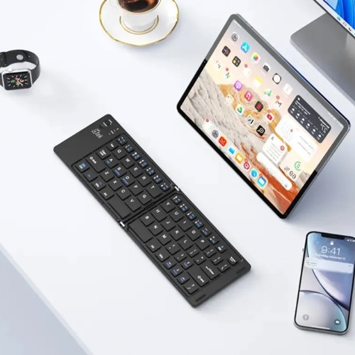 Mini teclado bluetooth plegable inalámbrico 