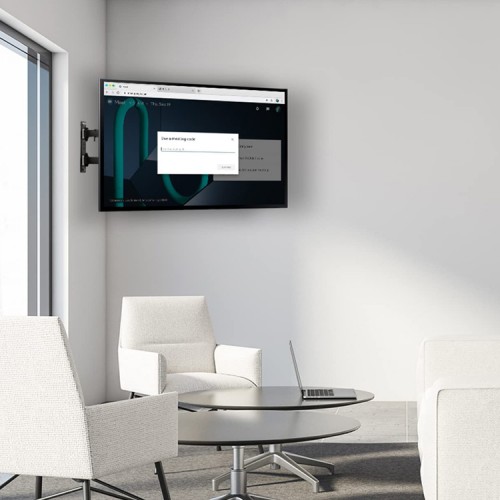 Soporte TV esquina esquinero muro hasta 70"