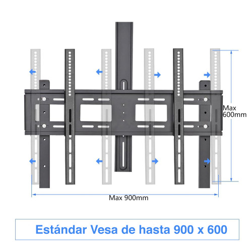 Soporte TV con ruedas Pedestal Móvil 100" Soporte TV con ruedas Pedestal Móvil 100"
