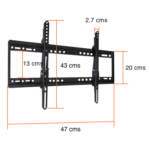 Soporte TV pared muro 27 a 60 pulgadas fijo MV009