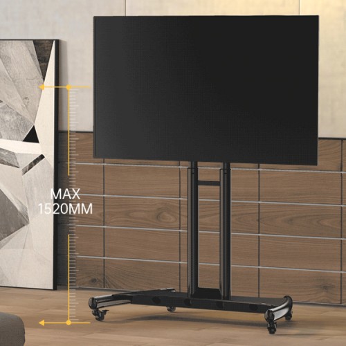 Soporte Pedestal TV móvil con ruedas hasta 70" Soporte Pedestal TV móvil con ruedas hasta 70"