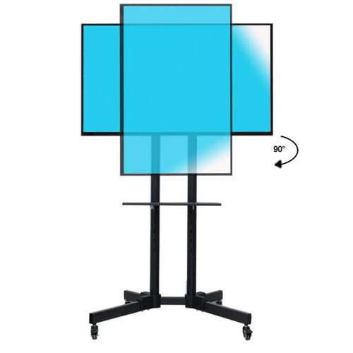 Soporte TV Móvil con ruedas vertical y horizontal 65"