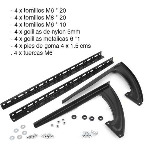 Soporte patas universales para TV hasta 60" Soporte patas universales para TV hasta 60"