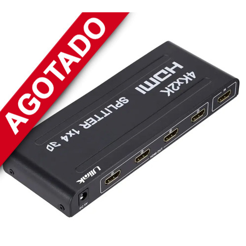 Splitter HDMI 4K 30Hz 4 puertos Full HD