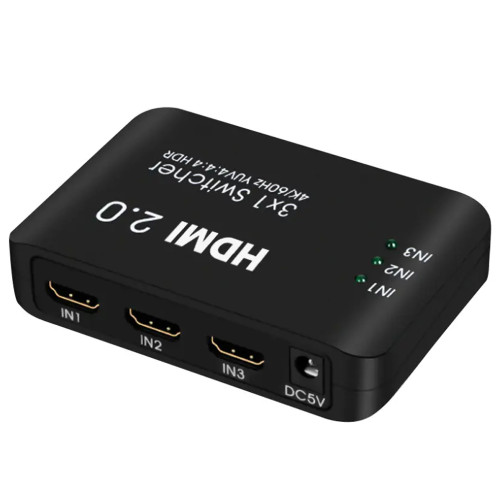 Switch HDMI 4K 2.0 de 3 puertos Ulink 