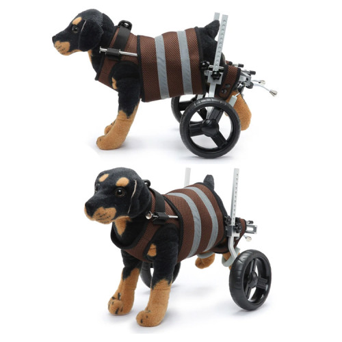 Silla Ruedas perro XS y S ajustable 4 a 9 KG 