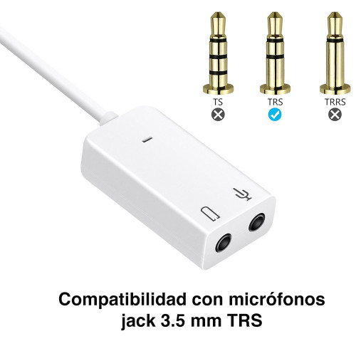 Tarjeta De Sonido USB Interfaz audio USB Tarjeta De Sonido USB Interfaz audio USB