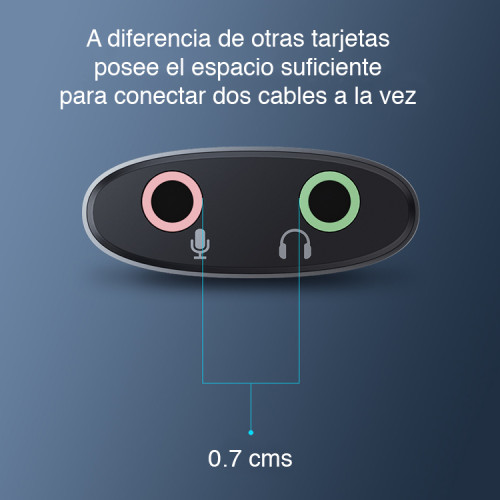 Tarjeta de sonido USB Externa Audio HiFi 