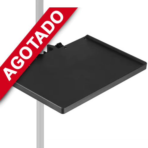 Bandeja para tripode atril pedestal multiuso con prensa