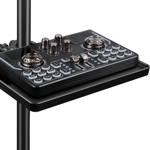 Bandeja para tripode atril pedestal multiuso con prensa